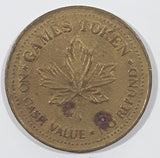 Clown Themed No Cash Value Metal Game Token Coin