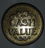 Clown Themed No Cash Value Metal Game Token Coin