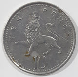 1997 United Kingdom Great Britain Ten Pence Queen Elizabeth II Metal Coin
