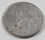 1997 United Kingdom Great Britain Ten Pence Queen Elizabeth II Metal Coin
