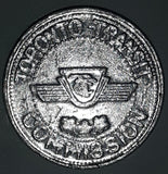 Vintage 1954 TTC Toronto Transit Commission Metal Coin Token