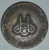 Vintage Halifax Dartmouth Bridge Commission Metal Coin Token