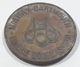 Vintage Halifax Dartmouth Bridge Commission Metal Coin Token