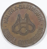 Vintage Halifax Dartmouth Bridge Commission Metal Coin Token