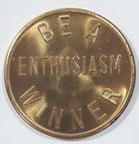 Vintage Roman Meal Enthusiasm Be A Winner Metal Coin Token