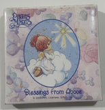 2000 PMI Precious Moments "Blessings From Above" Miniature 1 3/4" x 1 3/4" Ceramic Tile Trivet Fridge Magnet