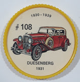 Vintage 1961 Jello Picture Wheels Automobiles (1930 - 1939) 101-125 (Individual)