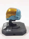2009 McFarlane Halo 3 Eva Miniature Plastic Toy Helmet