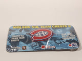 Molson NHL Team Crests II Montreal Canadiens NHL Hockey Team Logo 1 1/2" x 2 1/8" Embroidered Fabric Sports Patch Badge