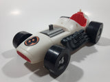 Vintage 1989 Kenner Columbia Pictures Ghostbusters Ecto 500 White Plastic Toy Car Vehicle Missing Parts