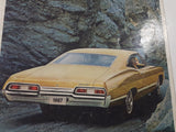 Vintage 1967 Chevrolet Car Dealership Sales Brochure New Models