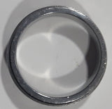 Etched X Spinner Band Stainless Steel Ring