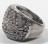 Fiore Rhinestone Austrian Crystal Pave Cocktail Ring