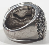 Fiore Rhinestone Austrian Crystal Pave Cocktail Ring