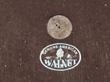Vintage Decatur Industries Deco Genuine American Walnut Wood Humidor Jar and 6 Pipe Rest Stand