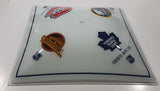 Rare NHL Ice Hockey Teams Toronto Maple Leafs Montreal Canadiens Vancouver Canucks Buffalo Sabres 13 1/2" x 13 1/2" Glass Ceiling Light Cover