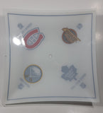 Rare NHL Ice Hockey Teams Toronto Maple Leafs Montreal Canadiens Vancouver Canucks Buffalo Sabres 13 1/2" x 13 1/2" Glass Ceiling Light Cover