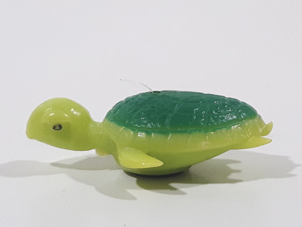 Plastic Green Sea Turtle Miniature 1 1/4" Long Fridge Magnet