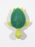 Plastic Green Sea Turtle Miniature 1 1/4" Long Fridge Magnet