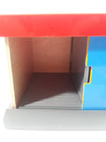IKEA Lillabo Plastic and Wood Parking Garage Play Set with Vehicles