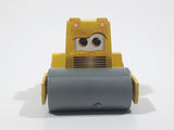 R.S.H Road Roller with Eyes Yellow Pull Back Die Cast Toy Farm Vehicle 2812-6