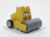 R.S.H Road Roller with Eyes Yellow Pull Back Die Cast Toy Farm Vehicle 2812-6