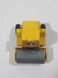 R.S.H Road Roller with Eyes Yellow Pull Back Die Cast Toy Farm Vehicle 2812-6