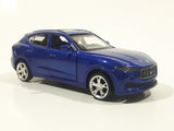 MSZ Maserati Levante Blue 1:43 Scale Pull Back Die Cast Toy Car Vehicle with Opening Doors