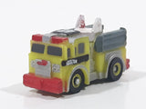 Tonka Tinys Fire Truck Yellow #42 Micro Miniature Die Cast Toy Car Vehicle