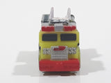 Tonka Tinys Fire Truck Yellow #42 Micro Miniature Die Cast Toy Car Vehicle