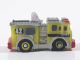 Tonka Tinys Fire Truck Yellow #42 Micro Miniature Die Cast Toy Car Vehicle