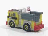 Tonka Tinys Fire Truck Yellow #42 Micro Miniature Die Cast Toy Car Vehicle