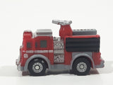 Tonka Tinys Pumper Fire Truck Red Micro Miniature Die Cast Toy Car Vehicle