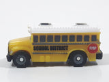 Tonka Tinys School Bus Yellow Micro Miniature Die Cast Toy Car Vehicle