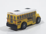 Tonka Tinys School Bus Yellow Micro Miniature Die Cast Toy Car Vehicle