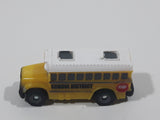 Tonka Tinys School Bus Yellow Micro Miniature Die Cast Toy Car Vehicle