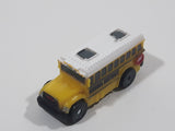 Tonka Tinys School Bus Yellow Micro Miniature Die Cast Toy Car Vehicle
