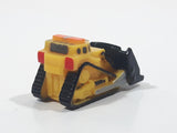 Tonka Tinys Bull Dozer Yellow Micro Miniature Die Cast Toy Construction Equipment Vehicle