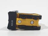 Tonka Tinys Bull Dozer Yellow Micro Miniature Die Cast Toy Construction Equipment Vehicle