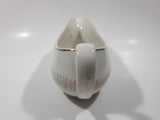 Antique Royal Knight Staffordshire England Traditional Dinnerware 22KT Gold Decorated White Gravy Boat