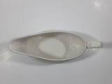 Antique Royal Knight Staffordshire England Traditional Dinnerware 22KT Gold Decorated White Gravy Boat