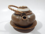 Vintage Japanese Clay Teapot And Saucer Set