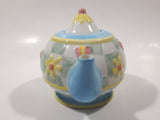 Oneida "Rainbow Garden" Patchwork Quilt Butterfly and Flower Pattern Tea Pot