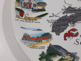 Vintage Alfred Meakin England Nova Scotia Landmarks 10" Diameter Souvenir Collector Plate