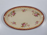 Vintage LEDA Royal Stafford Shire Pottery A.J. Wilkinson Ltd Honeyglaze Oberon Footed Gravy Boat and Plate Made in England Both Numbered 1000