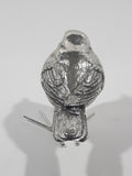 AuldHome Silver Bird Ornament