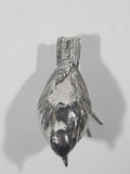 AuldHome Silver Bird Ornament