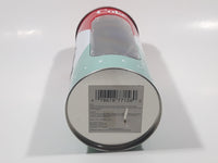 2012 Coca Cola Coke Ice Cold Embossed Tin Metal 9" Tall Straw Dispenser Holder
