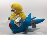 1990 Applause Jim Henson Sesame Street Big Bird in Blue Airplane 12" Stuffed Toy Hand Puppet Character with Tags