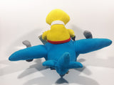 1990 Applause Jim Henson Sesame Street Big Bird in Blue Airplane 12" Stuffed Toy Hand Puppet Character with Tags